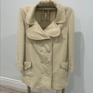 Vintage Rare Pure Llama Face Wilson’s England Womens Coat double breasted Sz M-L
